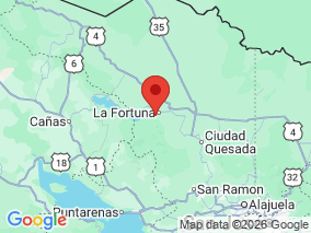 Map of Site Report: La Fortuna, Costa Rica